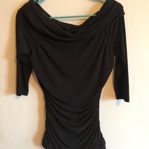 Off shoulder | 3/4 sleeve | rouched top